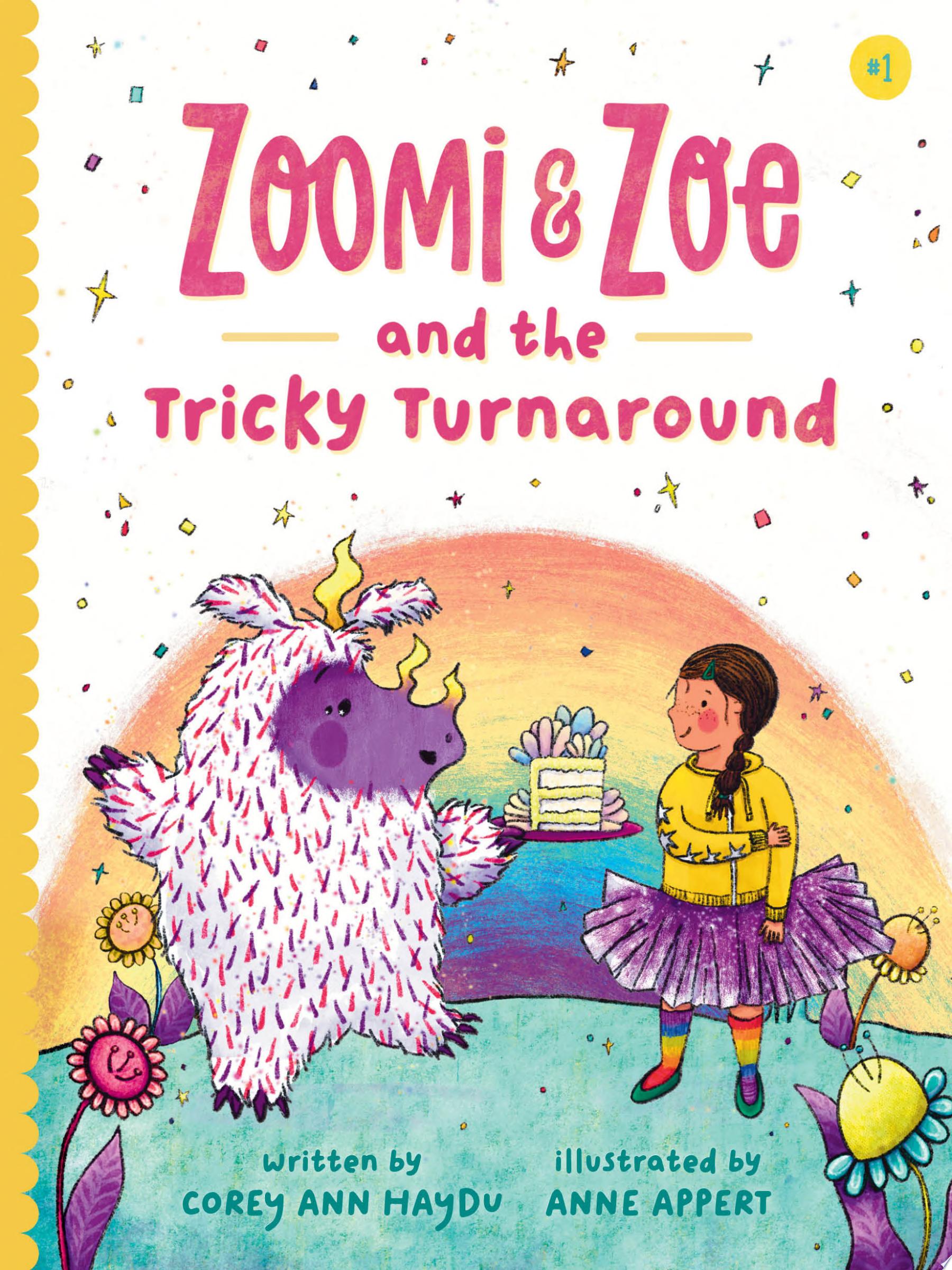 Book Cover for "Zoomi and Zoe and the Tricky Turnaround"