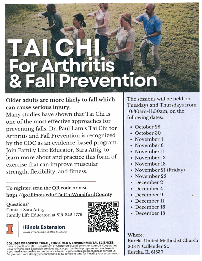 Flyer for Tai Chi