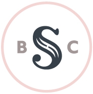 Circular "SBC" monogram for Silent Book Club
