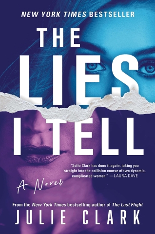 Book cover for "The Lies I Tell," by Julie Clark