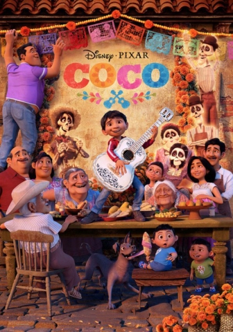 Movie poster for Disney's "Coco."