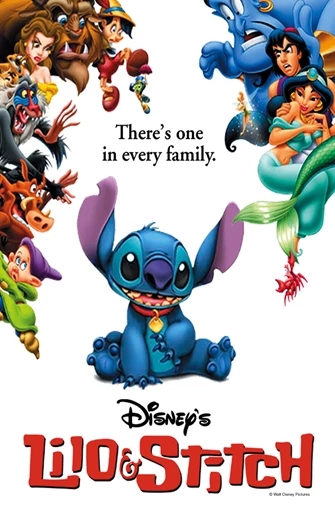 Movie poster for Disney's Lilo and Stitch.