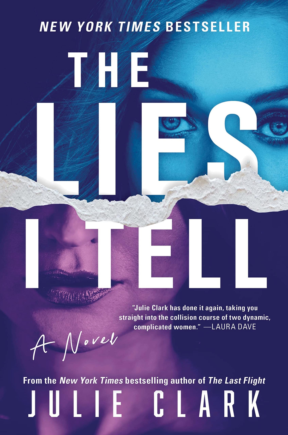 Book cover for "The Lies I Tell," by Julie Clark