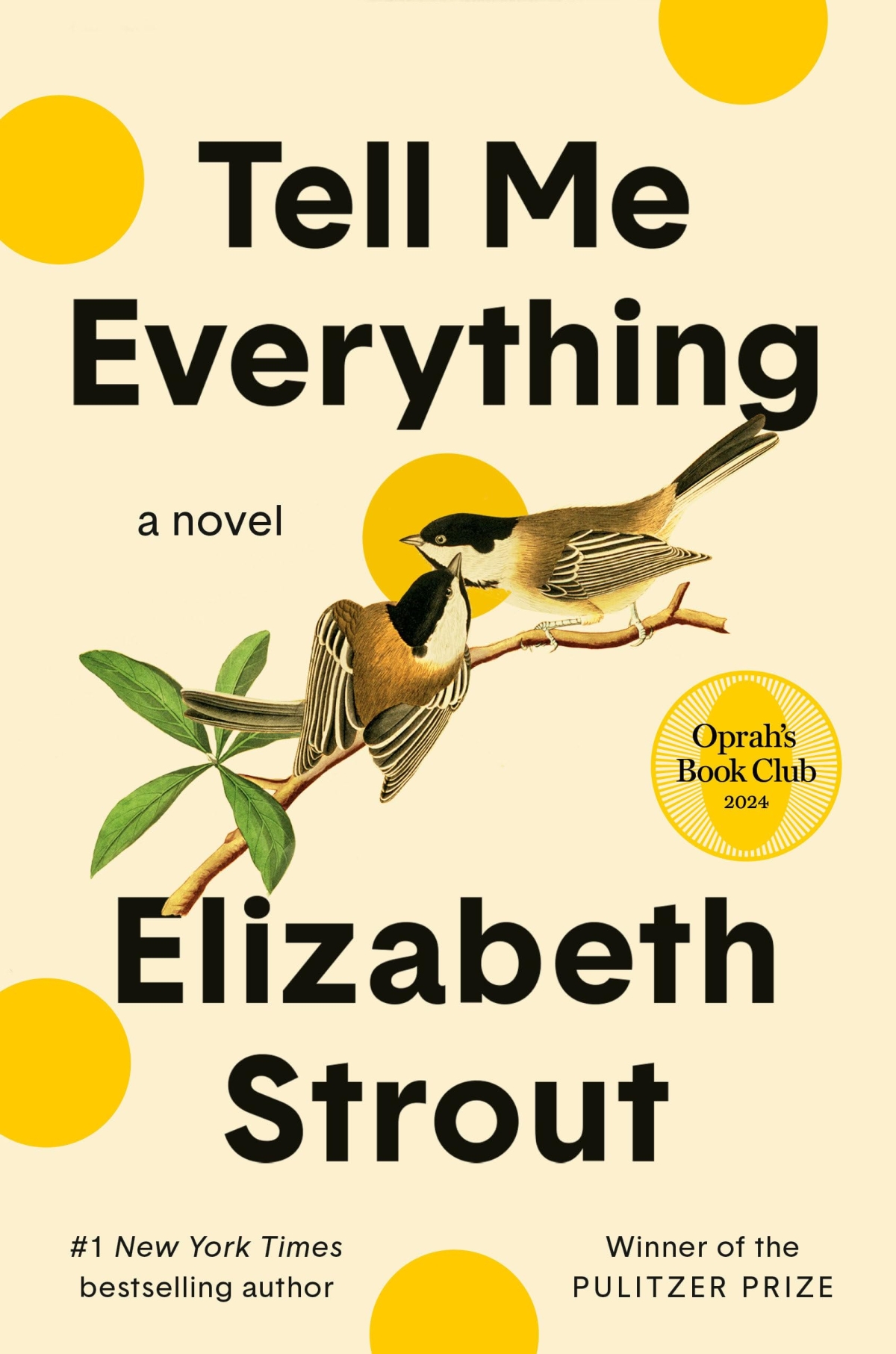 Book cover for "Tell Me Everything," by Elizabeth Strout.