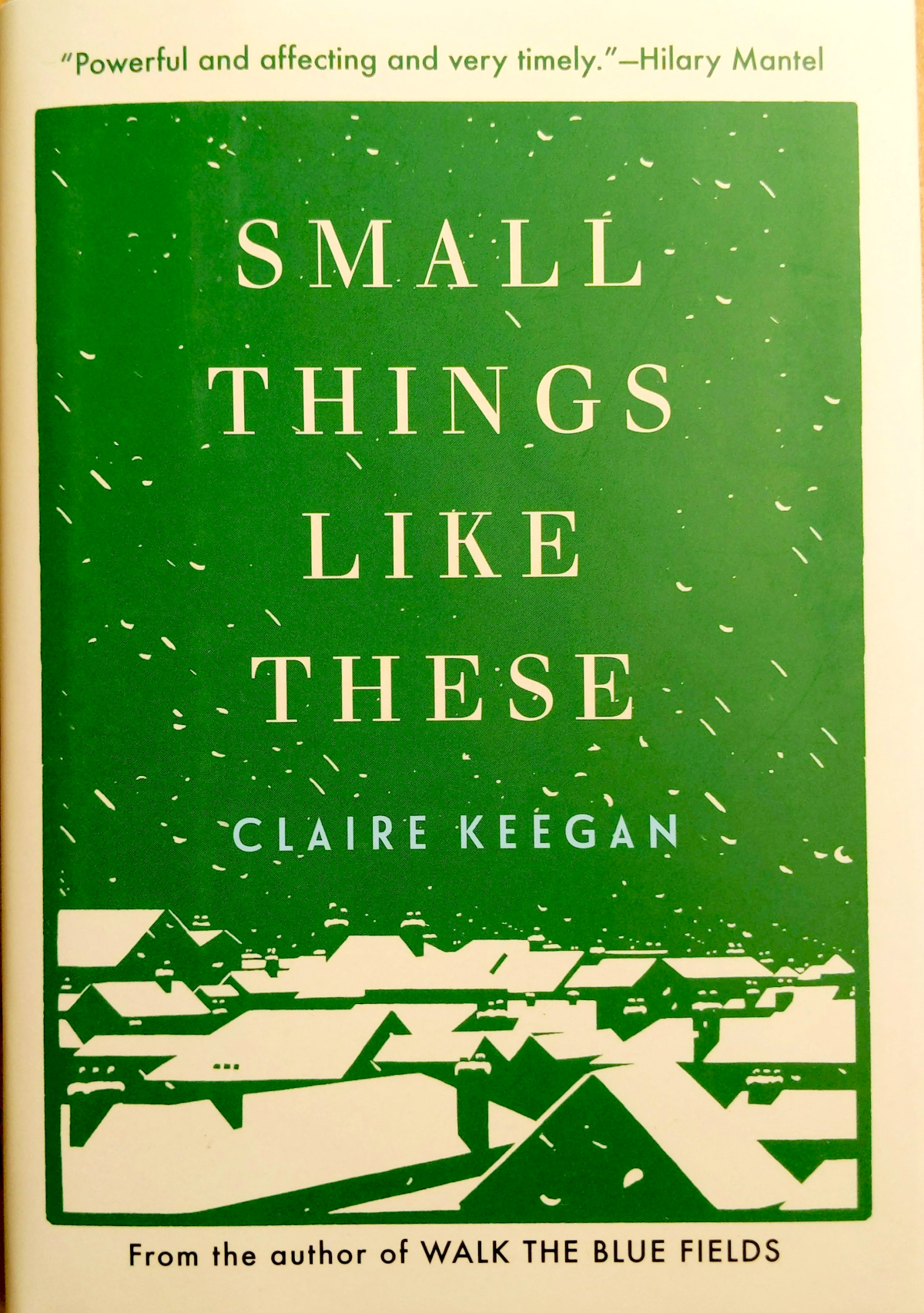 Book cover for "Small Things Like These," by Claire Keegan