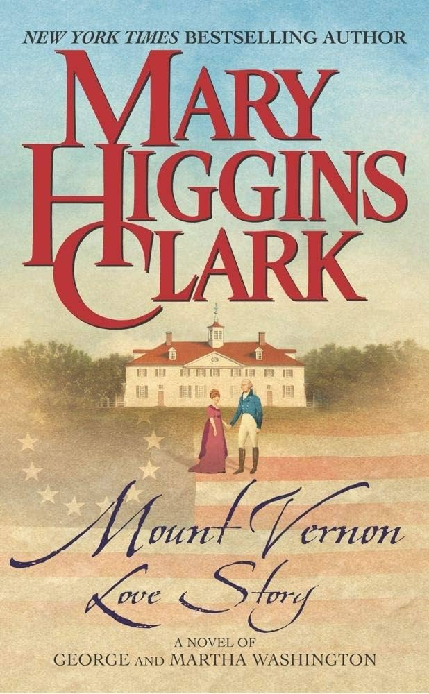 Book cover for "Mount Vernon Love Story," by Mary Higgins Clark