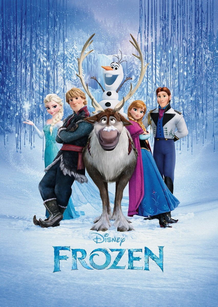 Movie poster for Disney's "Frozen"